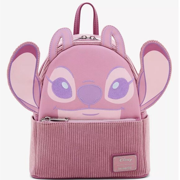 Loungefly Disney Lilo & Stitch Corduroy Mini Backpack-NWOT - Picture 3 of 9